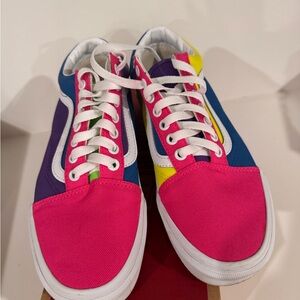 Vans Old Skool Neon Canvas Sneakers